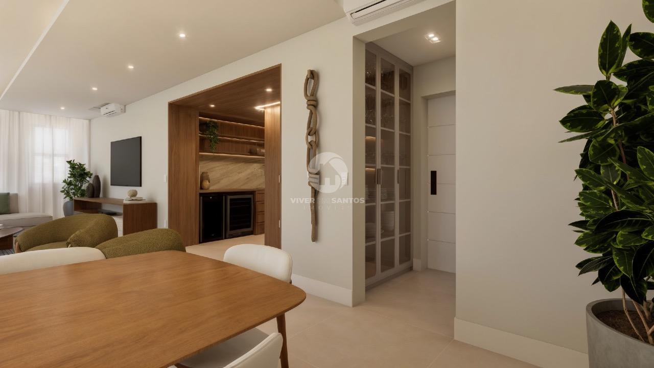 Apartamento com 3 suítes à venda, 220m² - Vila Rica - Santos/SP em Boqueirão, Santos — foto 9
