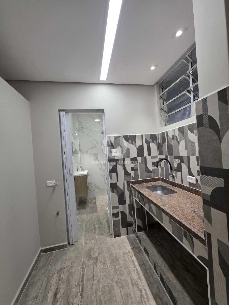 Sala Living Reformada a 1 Quadra da Praia em Boqueirão, Santos — foto 6