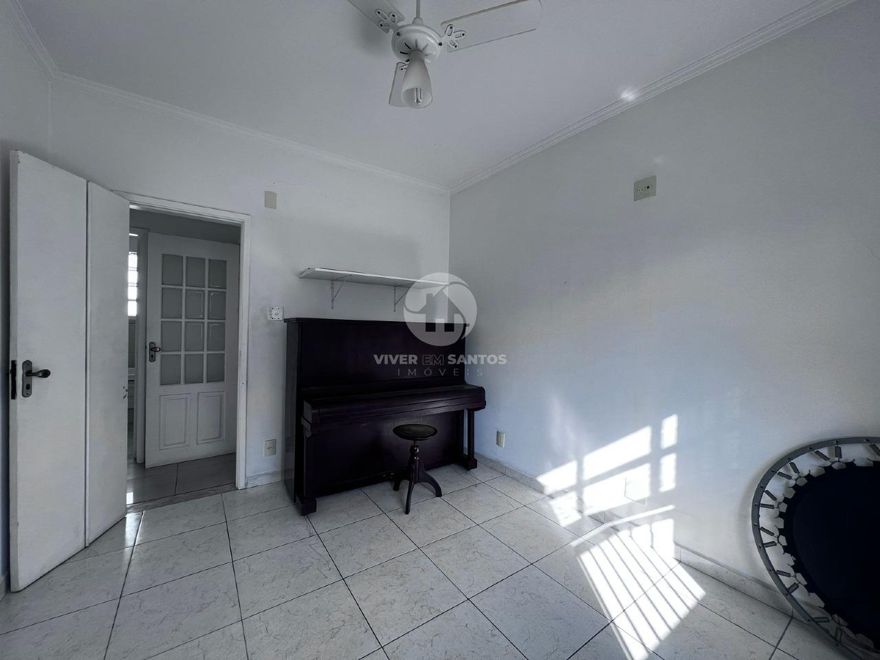 Apartamento com 3 quartos e 1 vaga escriturada no Gonzaga em Santos em Gonzaga, Santos — foto 6