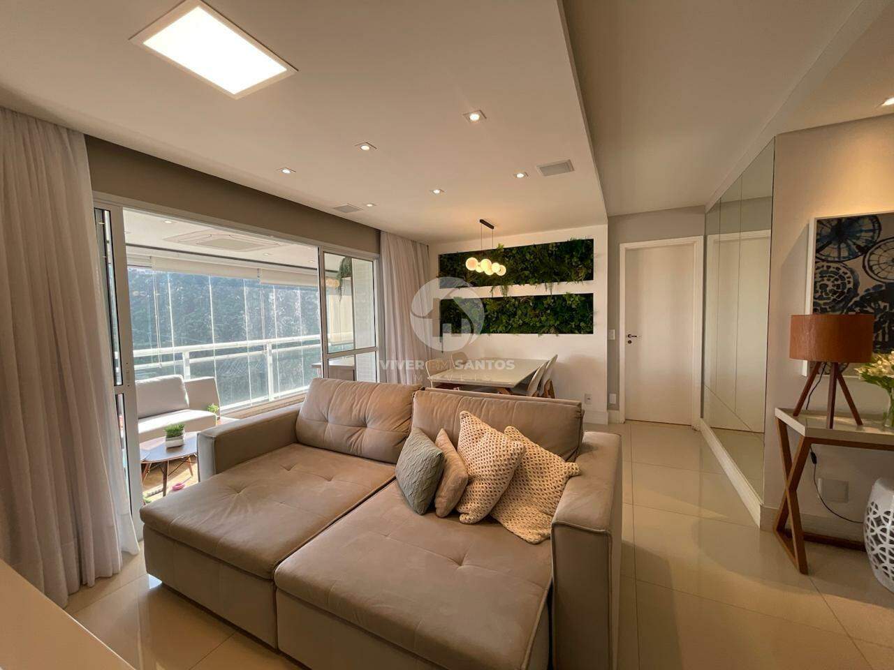 Lindo apartamento com 4 quartos e 2 vagas de garagem - PORTEIRA FECHADA em Marapé, Santos — foto 4