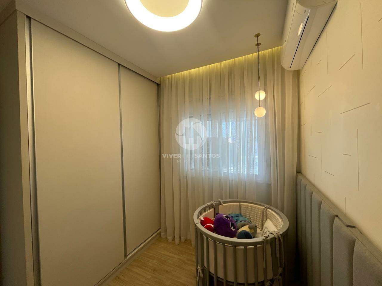 Lindo apartamento com 4 quartos e 2 vagas de garagem - PORTEIRA FECHADA em Marapé, Santos — foto 19