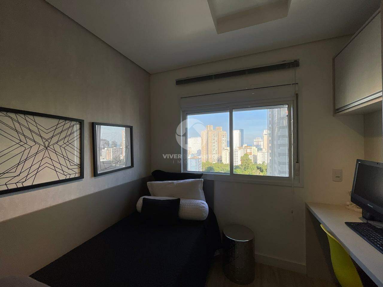 Lindo apartamento com 4 quartos e 2 vagas de garagem - PORTEIRA FECHADA em Marapé, Santos — foto 23
