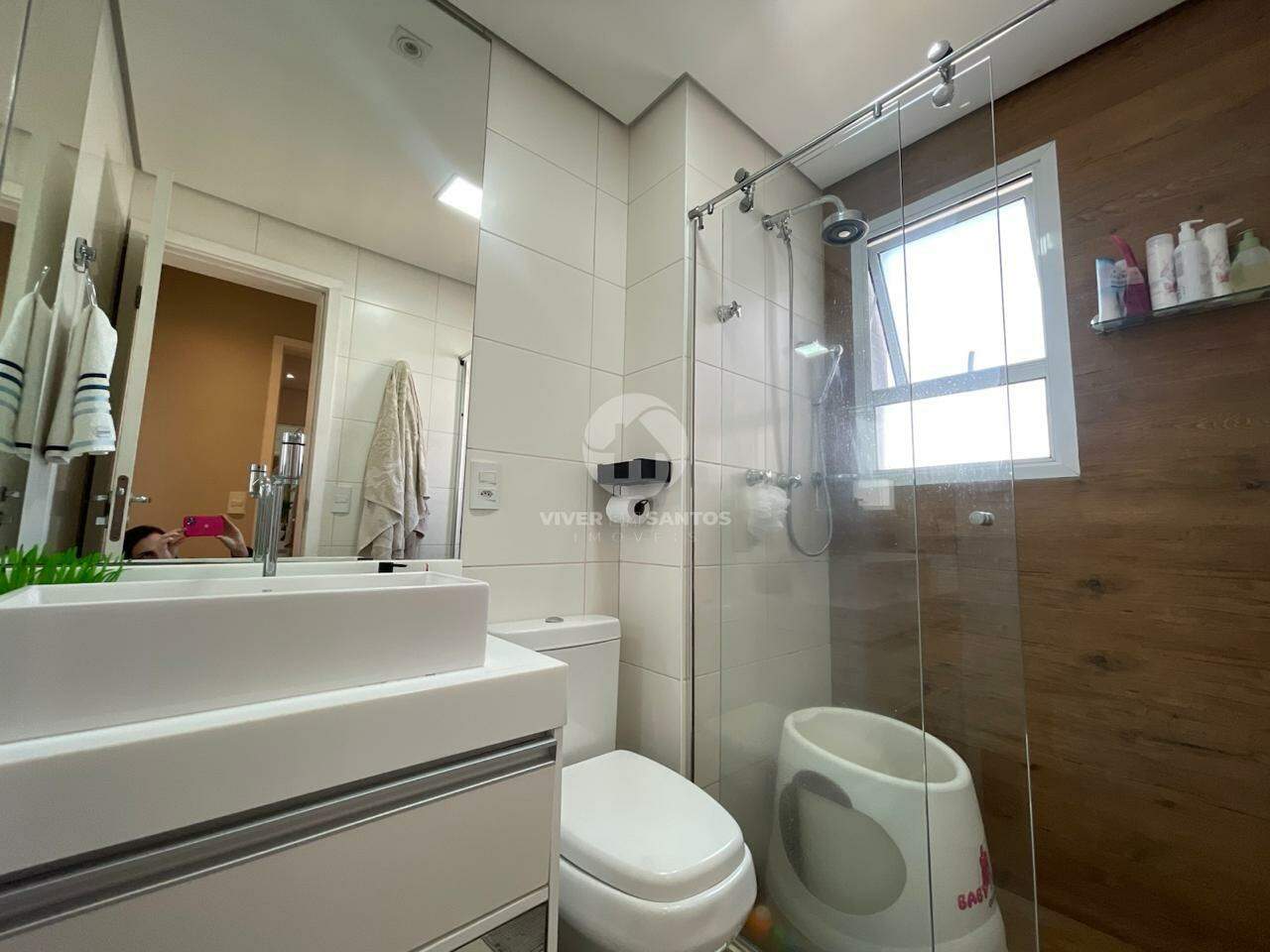 Lindo apartamento com 4 quartos e 2 vagas de garagem - PORTEIRA FECHADA em Marapé, Santos — foto 22