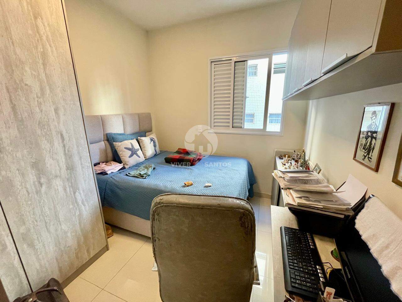 Excelente apartamento 02 dormitórios (1 suíte) – 1,5 quadra da praia – Gonzaga – Santos SP em Gonzaga, Santos — foto 10