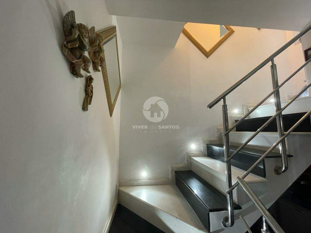Cobertura Triplex 4 suítes, piscina privativa e vista mar na Ponta da Praia em Ponta da Praia, Santos — foto 9