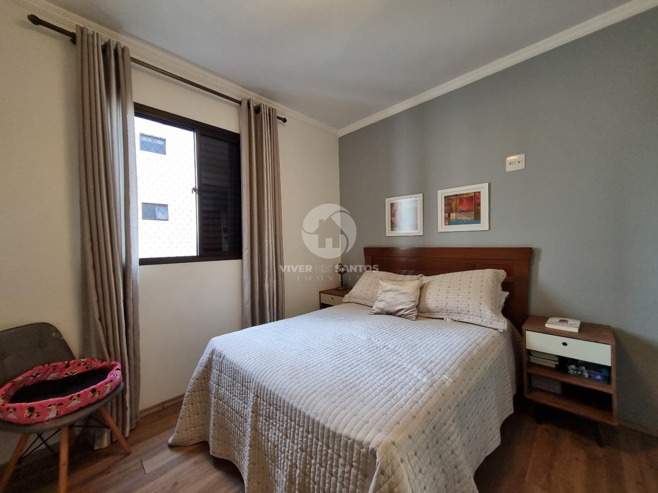 Lindo apartamento próximo à praia – 3 dormitórios, 2 suítes no Bairro Embaré em Embaré, Santos — foto 14