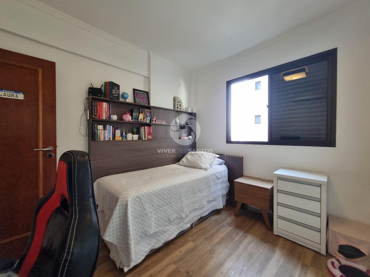 Lindo apartamento próximo à praia – 3 dormitórios, 2 suítes no Bairro Embaré em Embaré, Santos — foto 10