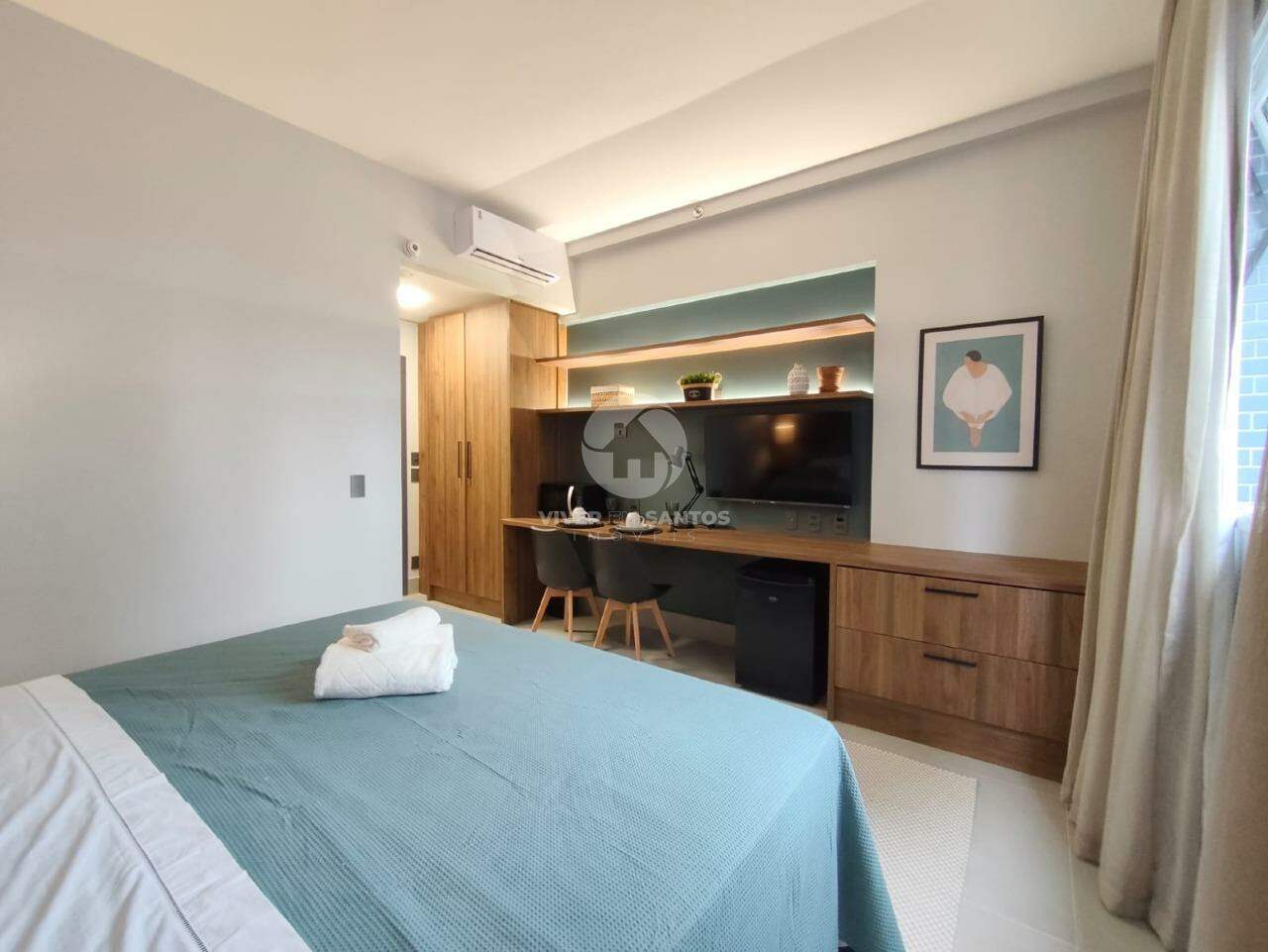 Flat à venda, 1 quarto, Pompéia - Santos/SP em Pompéia, Santos — foto 5