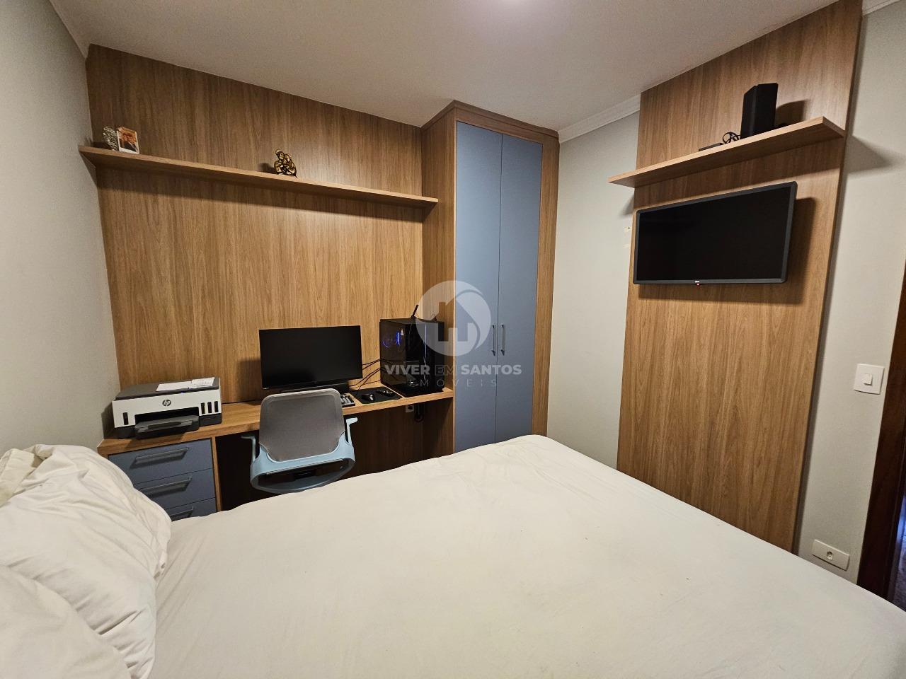 Sobrado Duplex em Villagio com 160m² - 3 Dorms - com churrasqueira em Marapé, Santos — foto 22