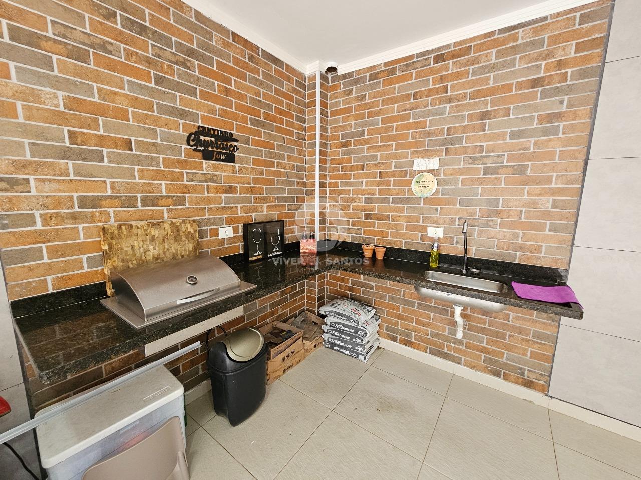 Sobrado Duplex em Villagio com 160m² - 3 Dorms - com churrasqueira em Marapé, Santos — foto 16