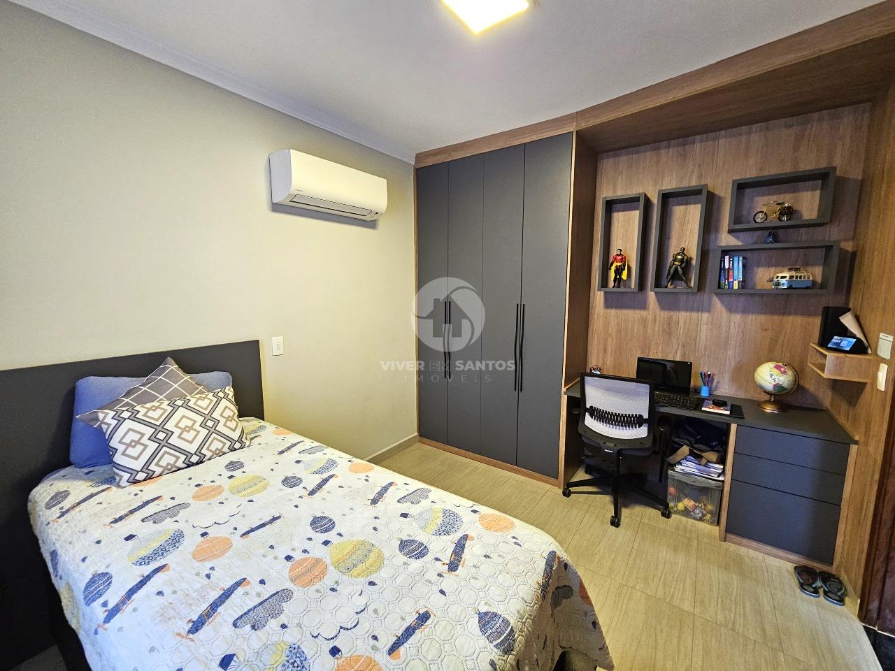 Sobrado Duplex em Villagio com 160m² - 3 Dorms - com churrasqueira em Marapé, Santos — foto 14