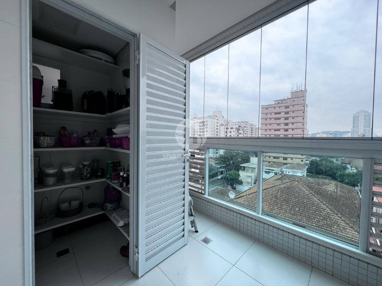Apartamento com 2 suítes e varanda gourmet na Ponta da Praia em Ponta da Praia, Santos — foto 20