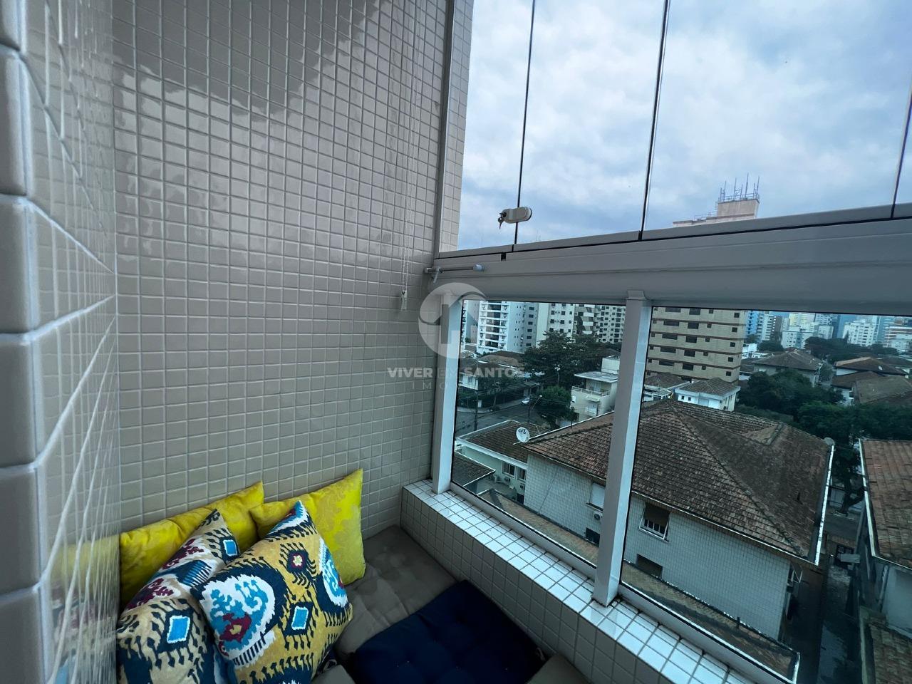 Apartamento com 2 suítes e varanda gourmet na Ponta da Praia em Ponta da Praia, Santos — foto 12