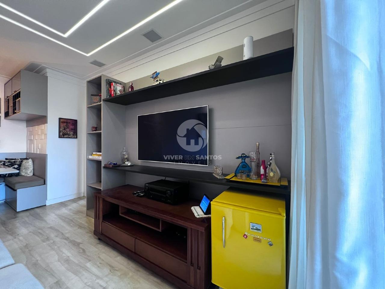 Apartamento com 2 suítes e varanda gourmet na Ponta da Praia em Ponta da Praia, Santos — foto 2