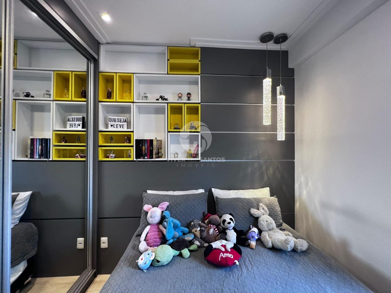 Apartamento com 2 suítes e varanda gourmet na Ponta da Praia em Ponta da Praia, Santos — foto 14