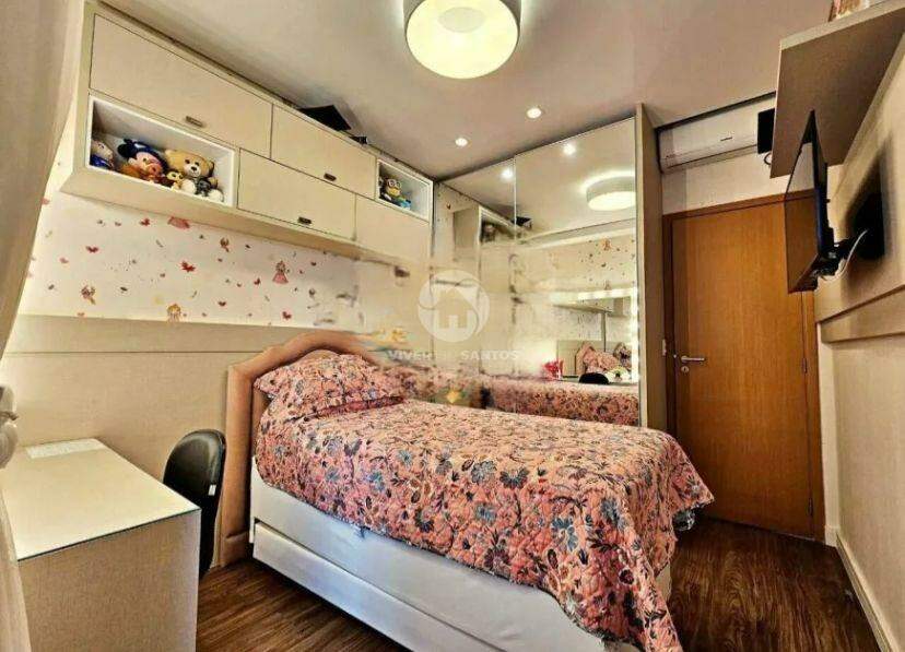 Apartamento alto padrão - 3 suítes e lazer completo vista livre- Santos em Aparecida, Santos — foto 9