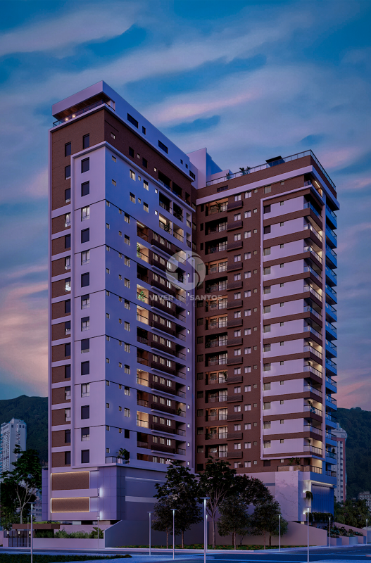 apartamento para comprar em Marapé, Santos