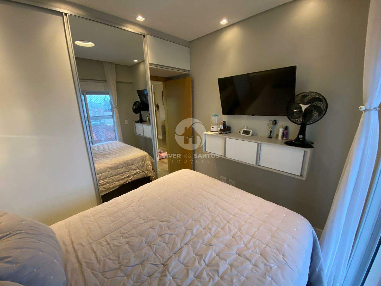 APARTAMENTO A VENDA NO CAMPO GRANDE, 02 DORMITÓRIOS, SACADA E LAZER COMPLETO em Campo Grande, Santos — foto 6