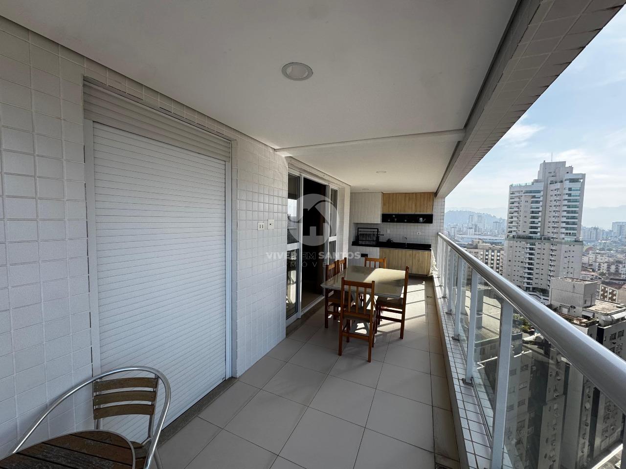 Apartamento à venda, 3 quartos, 3 suítes, 2 vagas, Gonzaga - Santos/SP em Gonzaga, Santos — foto 3