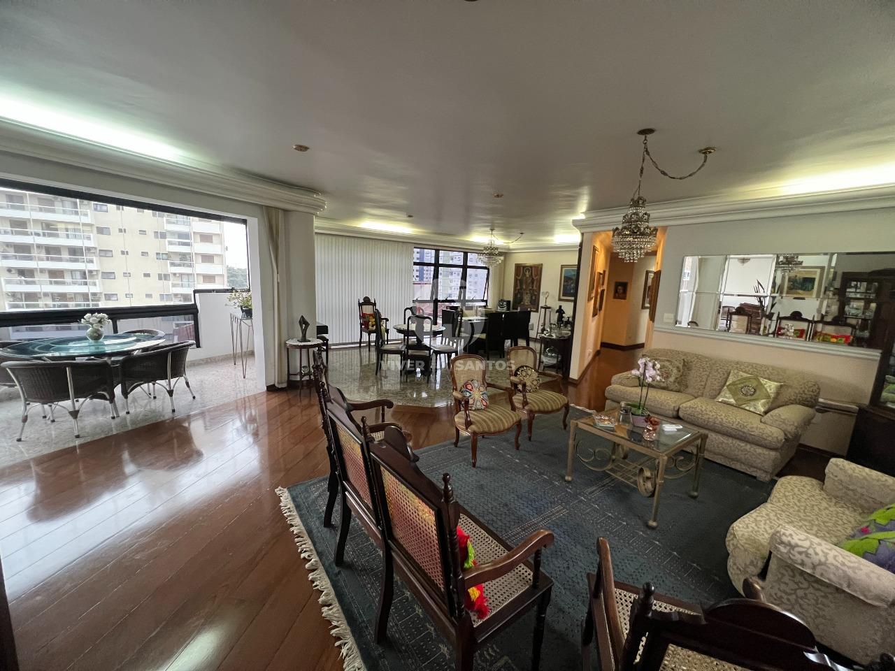 Apartamento a venda com 4 dormitórios e 3 vagas demarcadas no Embaré - Santos em Boqueirão, Santos — foto 5