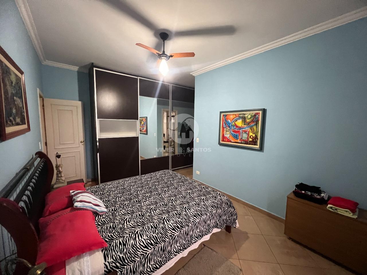 Apartamento a venda com 4 dormitórios e 3 vagas demarcadas no Embaré - Santos em Boqueirão, Santos — foto 14