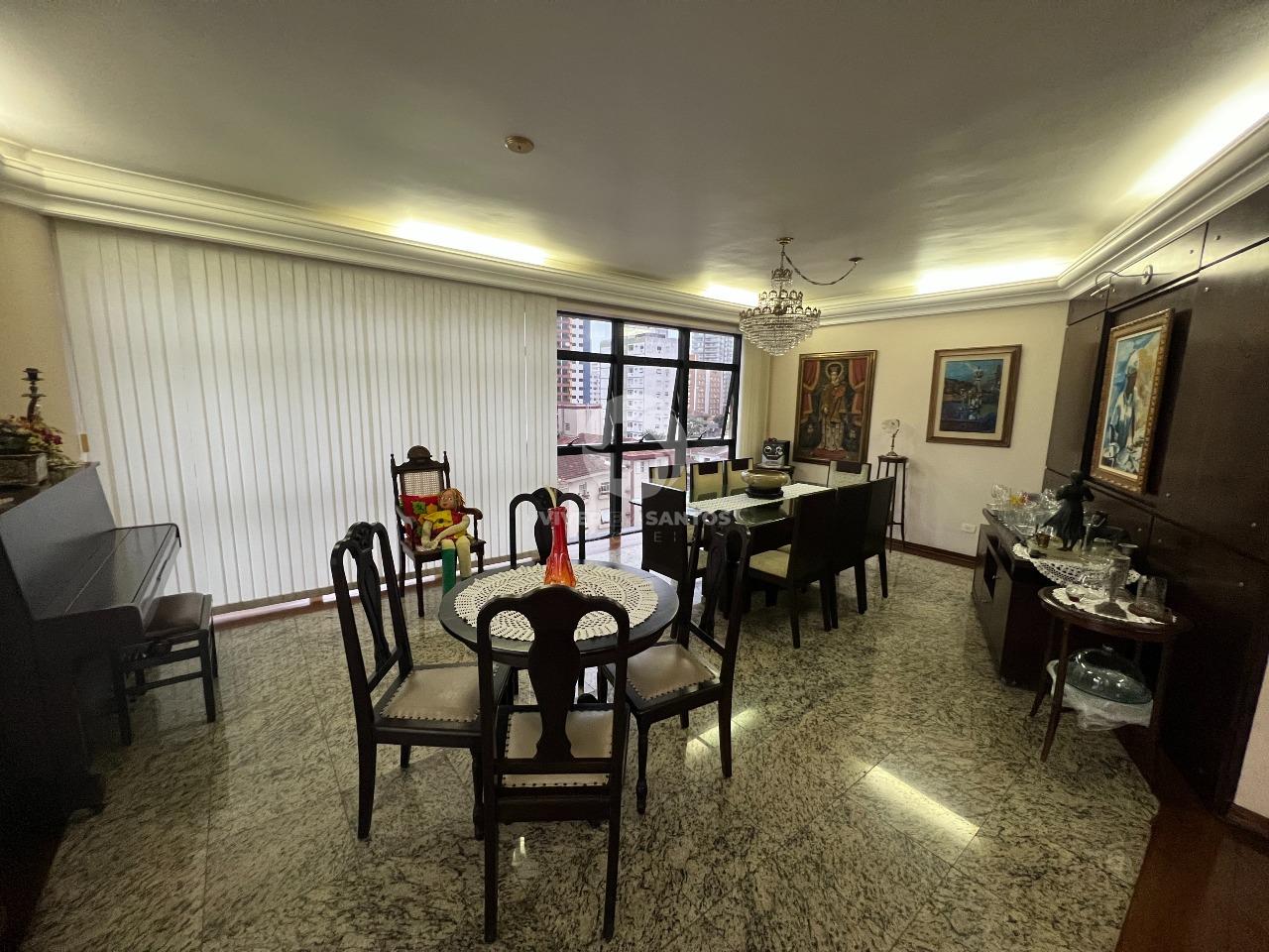 Apartamento a venda com 4 dormitórios e 3 vagas demarcadas no Embaré - Santos em Boqueirão, Santos — foto 4