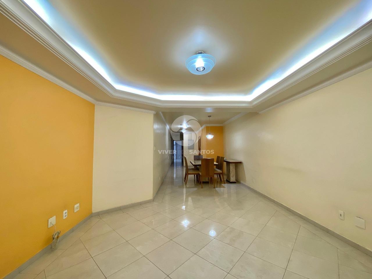Apartamento 3 quartos, dependência, duas vagas demarcadas e lazer no Embaré em Embaré, Santos — foto 2