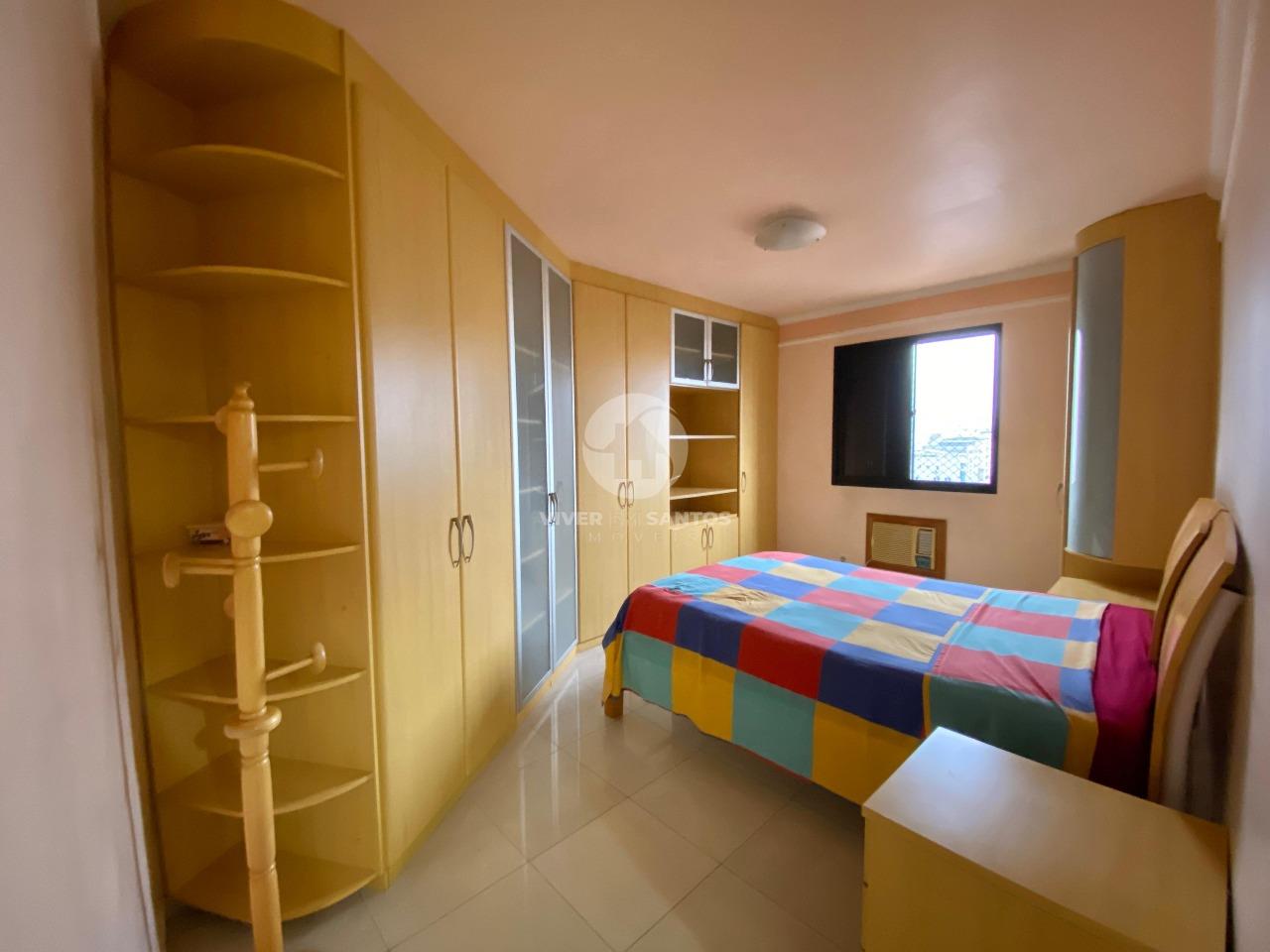 Apartamento 3 quartos, dependência, duas vagas demarcadas e lazer no Embaré em Embaré, Santos — foto 12