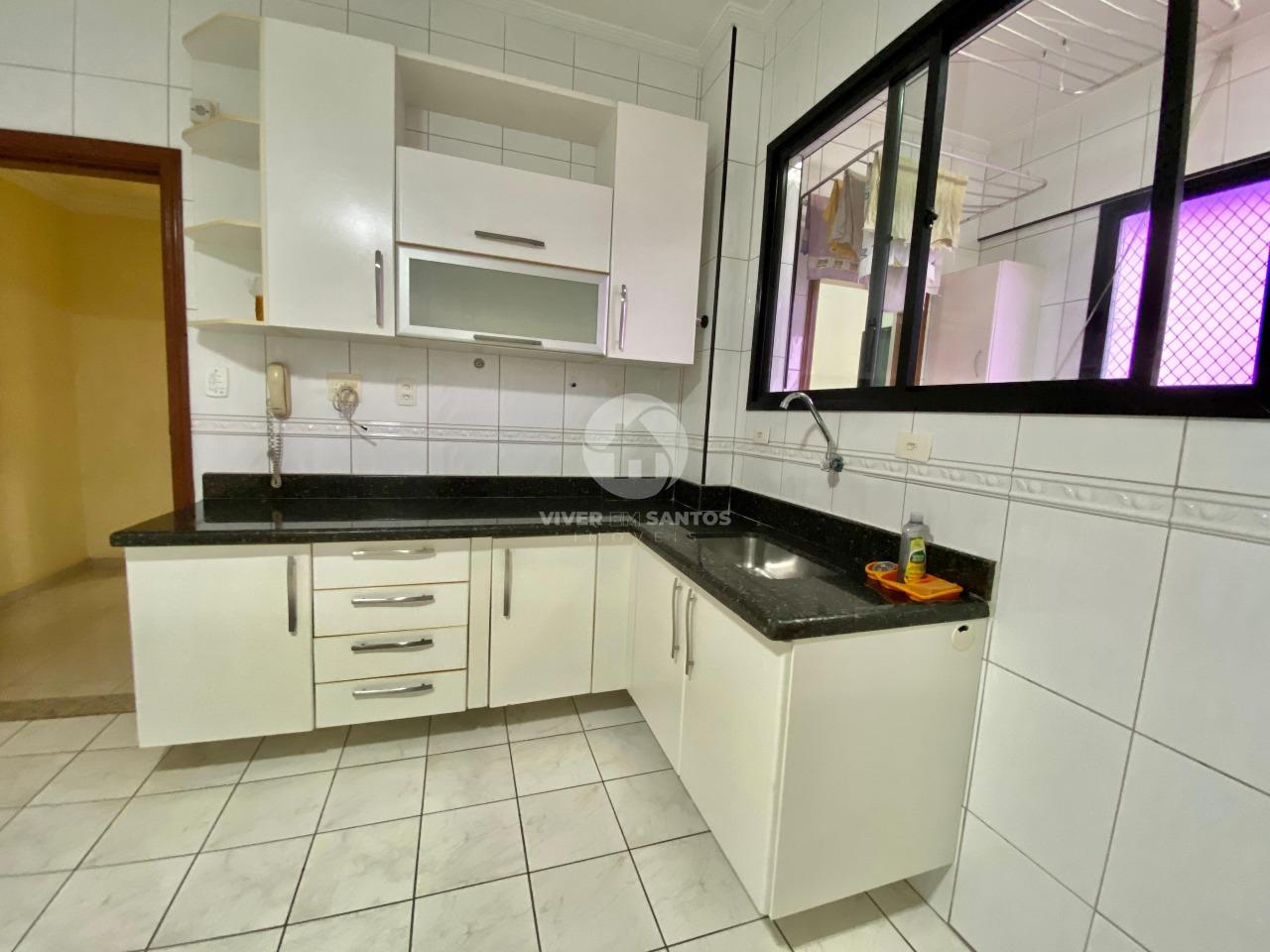 Apartamento 3 quartos, dependência, duas vagas demarcadas e lazer no Embaré em Embaré, Santos — foto 14