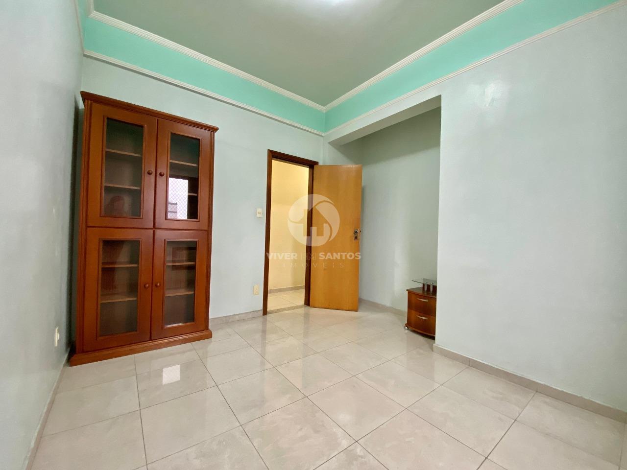 Apartamento 3 quartos, dependência, duas vagas demarcadas e lazer no Embaré em Embaré, Santos — foto 9