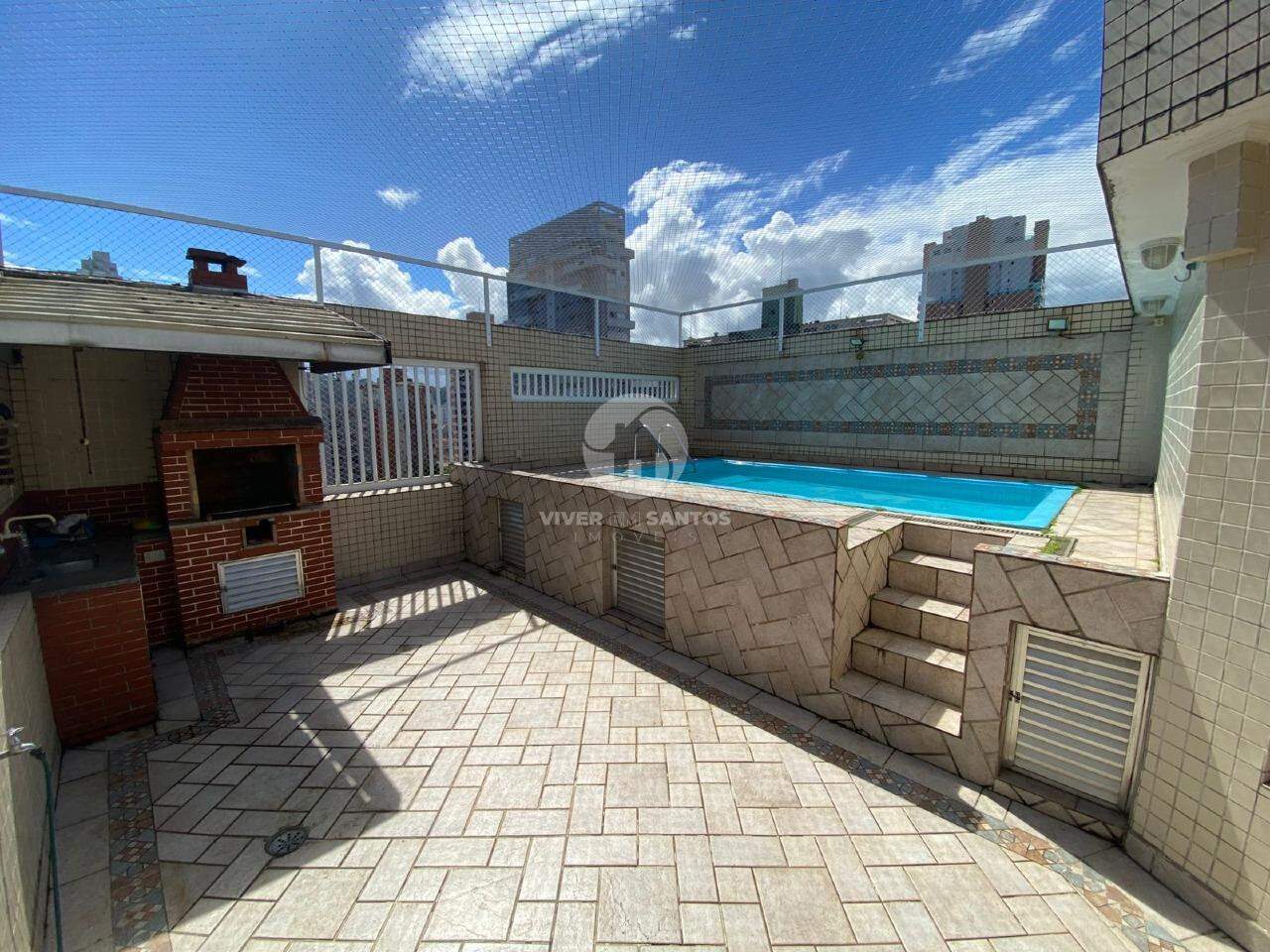 Cobertura Duplex a venda no Gonzaga com piscina e 03 vagas de garagem em Gonzaga, Santos — foto 4