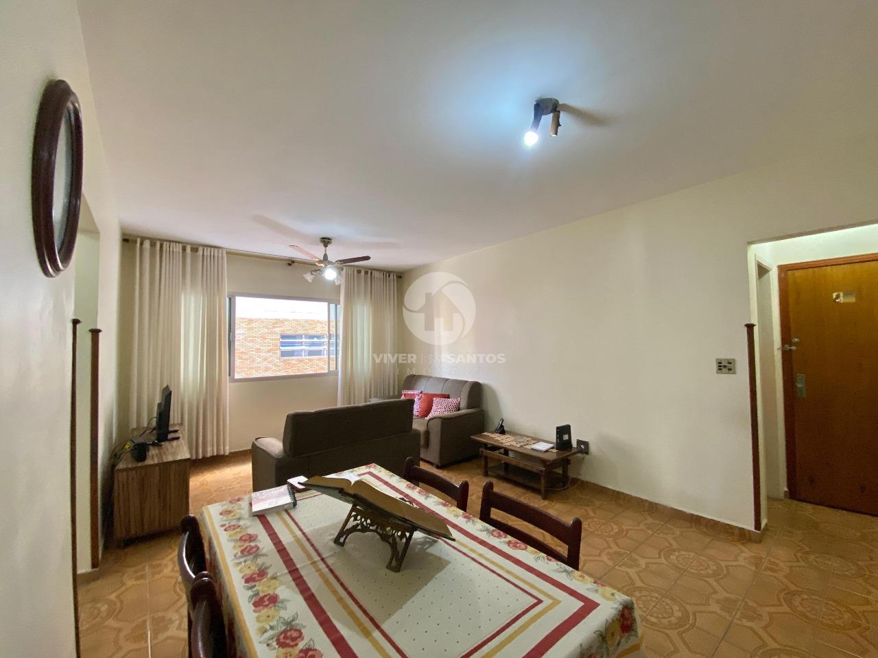 Apartamento de dois dormitórios e uma suíte no coração do Gonzaga em Gonzaga, Santos — foto 3