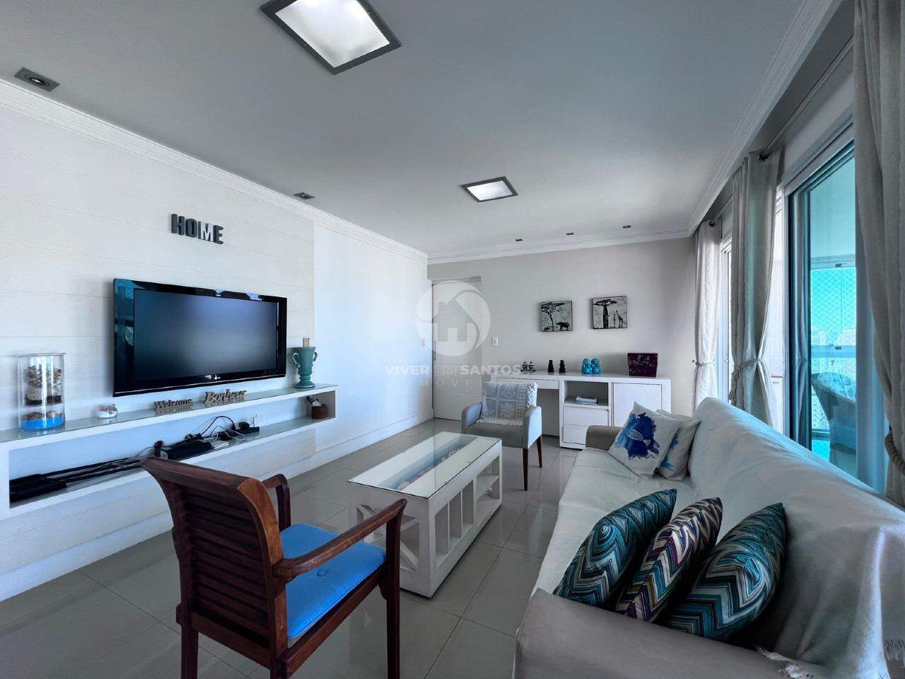 Apartamento Alto Padrão 3 suítes- Lazer e Vista Mar em Boqueirão, Santos — foto 5