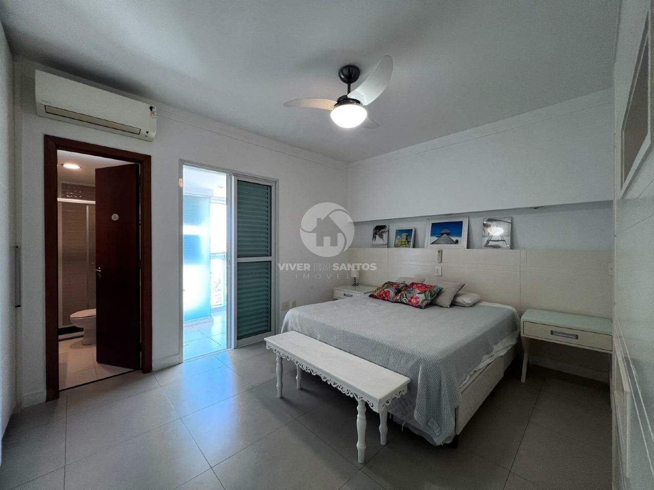 Apartamento Alto Padrão 3 suítes- Lazer e Vista Mar em Boqueirão, Santos — foto 12