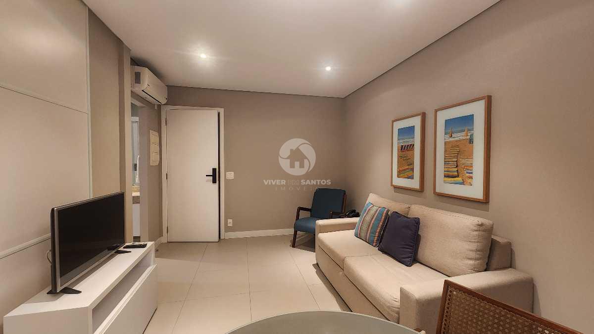 Apartamento com 1 dormitório à venda, 45 m² - Gonzaga - Santos/SP em Gonzaga, Santos — foto 3