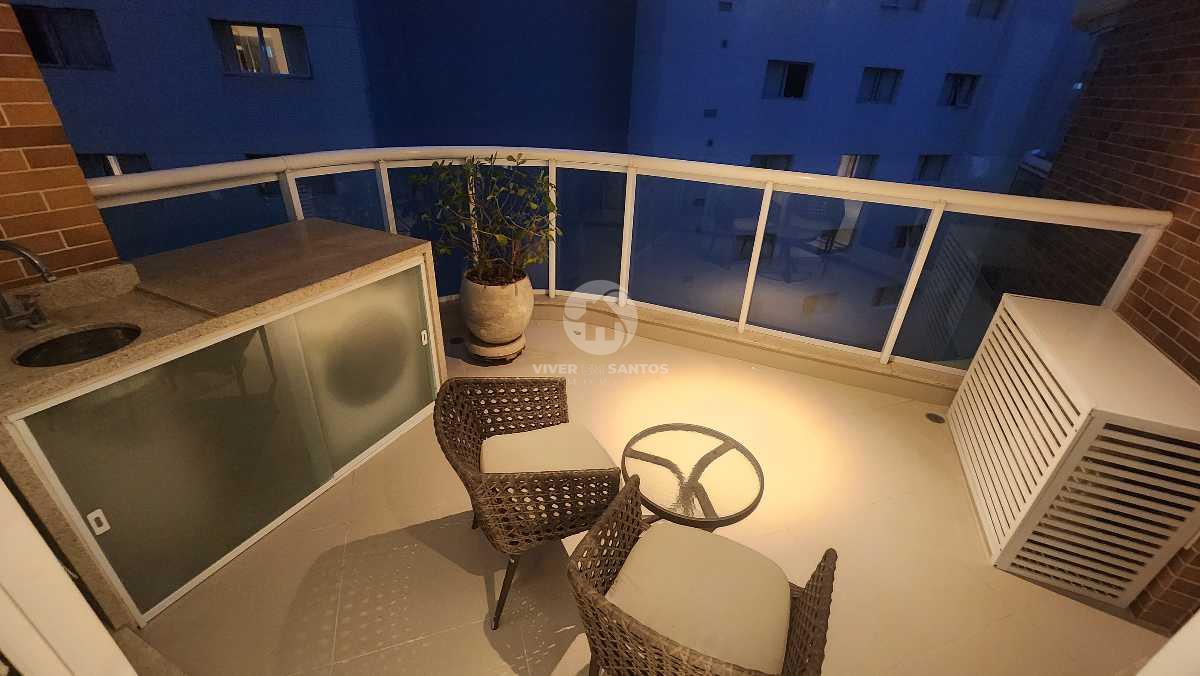 Apartamento com 1 dormitório à venda, 45 m² - Gonzaga - Santos/SP em Gonzaga, Santos — foto 2