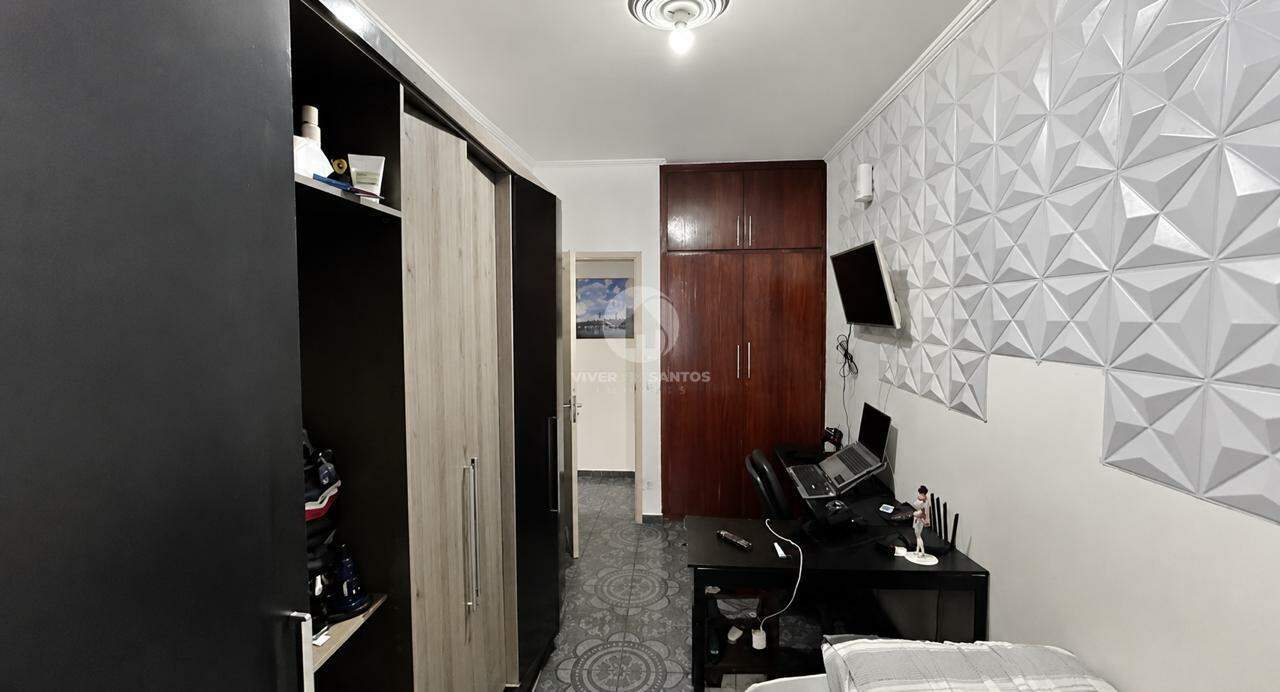 Sobrado frontal com 3 quartos e 2 vagas de garagem no Embaré - Santos em Embaré, Santos — foto 3