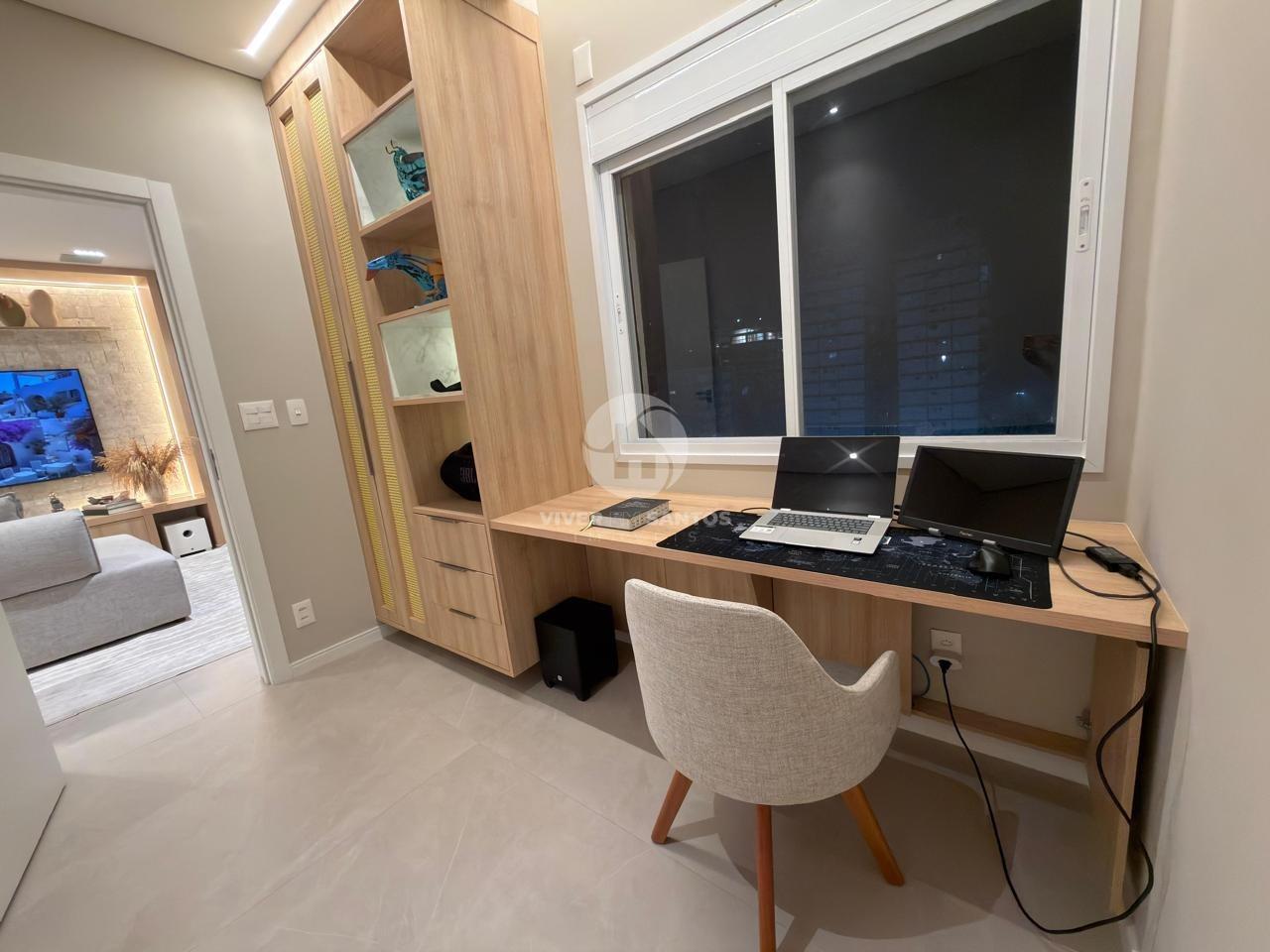 Apartamento Retrofitado e Mobiliado 159 m², 3 Dormitórios, Elevador Privativo, Vista para o Mar e 2 Vagas – Santos/SP em Gonzaga, Santos — foto 27