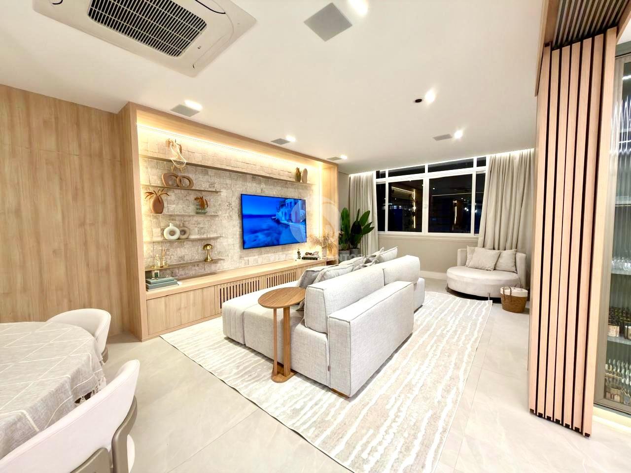 Apartamento Retrofitado e Mobiliado 159 m², 3 Dormitórios, Elevador Privativo, Vista para o Mar e 2 Vagas – Santos/SP em Gonzaga, Santos — foto 9