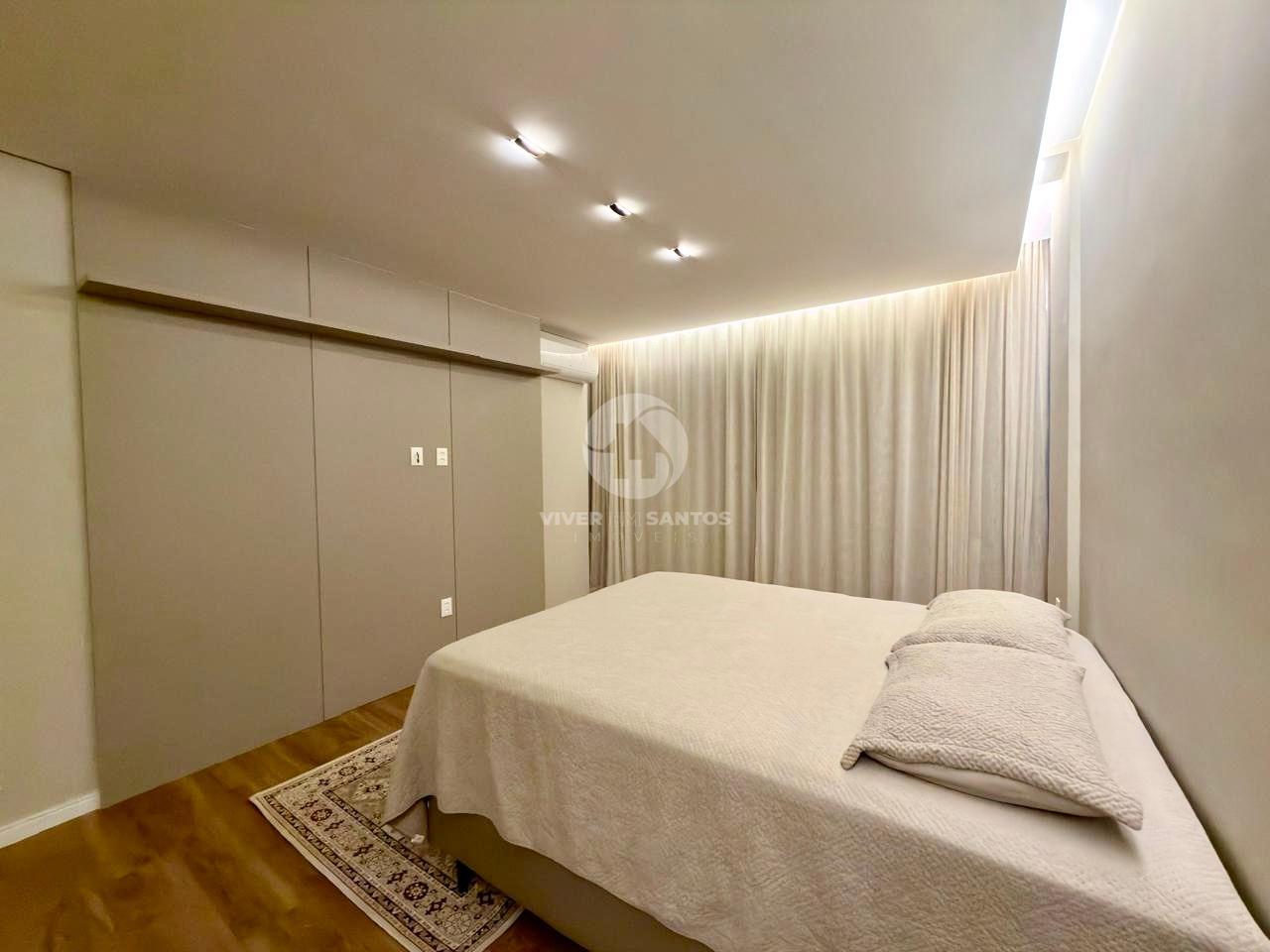 Apartamento Retrofitado e Mobiliado 159 m², 3 Dormitórios, Elevador Privativo, Vista para o Mar e 2 Vagas – Santos/SP em Gonzaga, Santos — foto 25