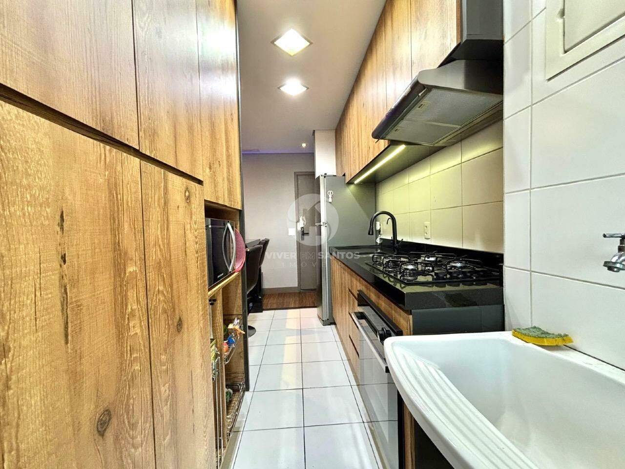 Apartamento moderno de 1 quarto com lazer na Vila Mathias em Vila Mathias, Santos — foto 8