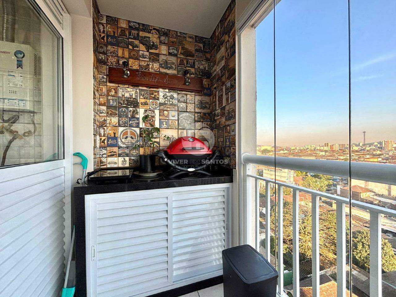 Apartamento moderno de 1 quarto com lazer na Vila Mathias em Vila Mathias, Santos — foto 9