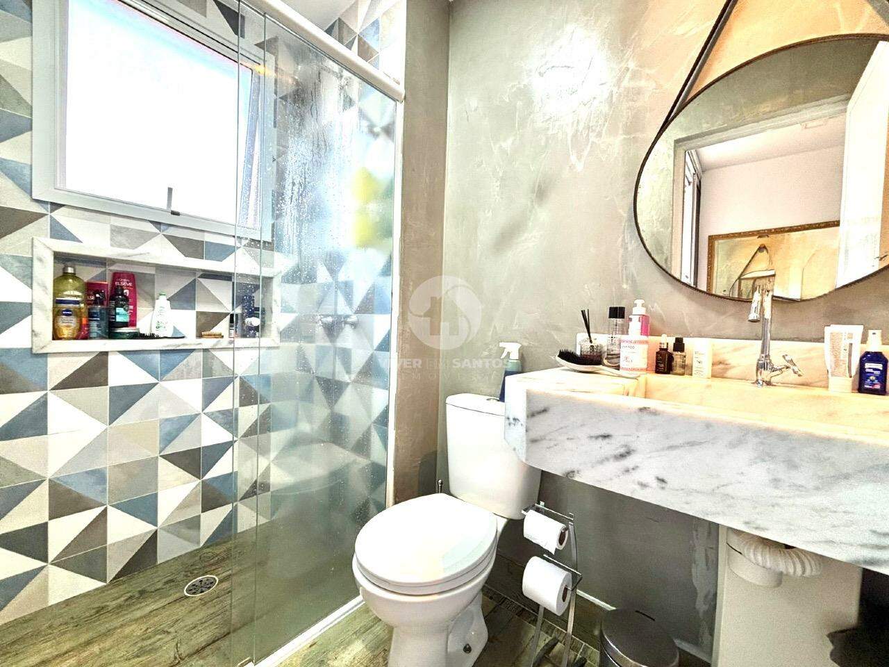 Apartamento moderno de 1 quarto com lazer na Vila Mathias em Vila Mathias, Santos — foto 12