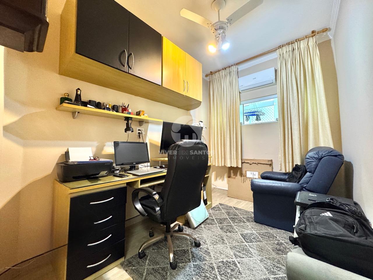 Apartamento 175m² com 3 dormitórios, 1 suite e escritório - Proximo da praia do Boqueirão em Boqueirão, Santos — foto 11