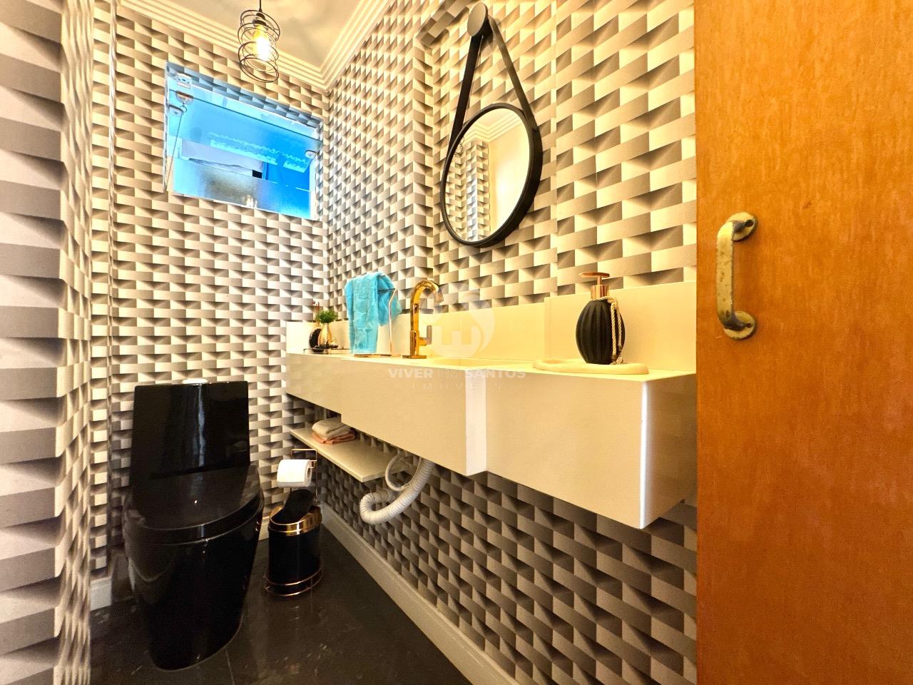 Apartamento 175m² com 3 dormitórios, 1 suite e escritório - Proximo da praia do Boqueirão em Boqueirão, Santos — foto 9