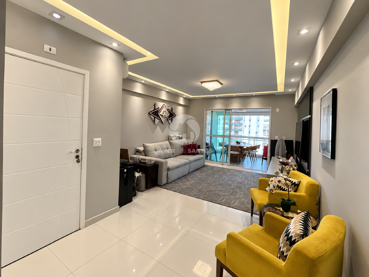 Apartamento 2 suítes, 2 vagas e Lazer Completo em Santos em Aparecida, Santos — foto 3