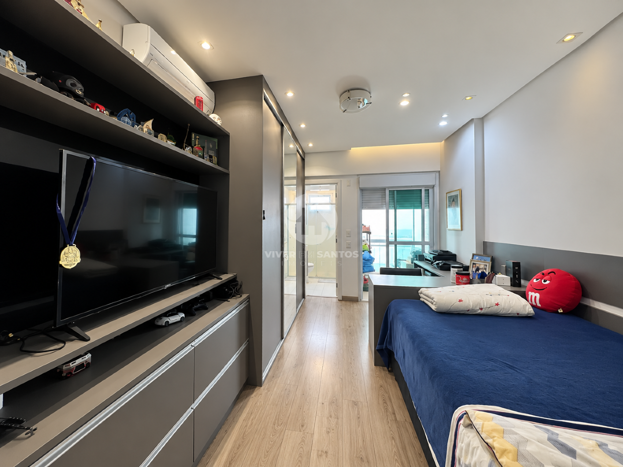 Apartamento 2 suítes, 2 vagas e Lazer Completo em Santos em Aparecida, Santos — foto 6
