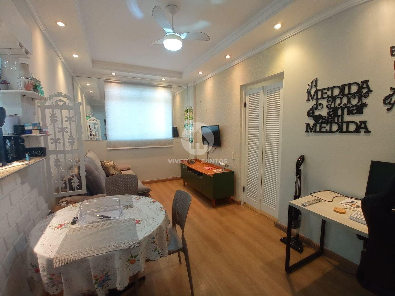 Apartamento 01 dormitório - Gonzaga - Santos em Gonzaga, Santos — foto 2