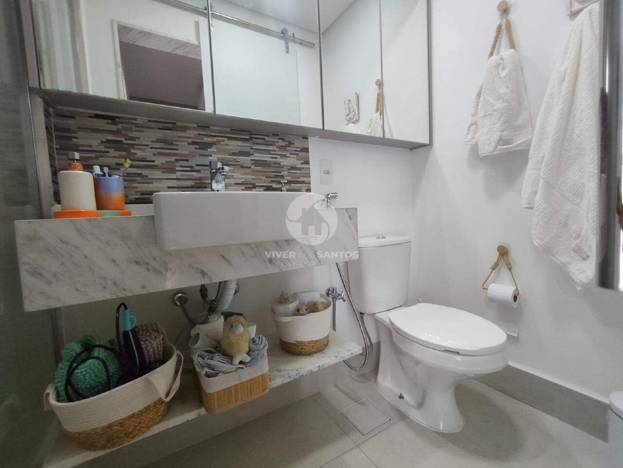 Apartamento 2 quartos na quadra da praia - Bairro Aparecida em Aparecida, Santos — foto 19