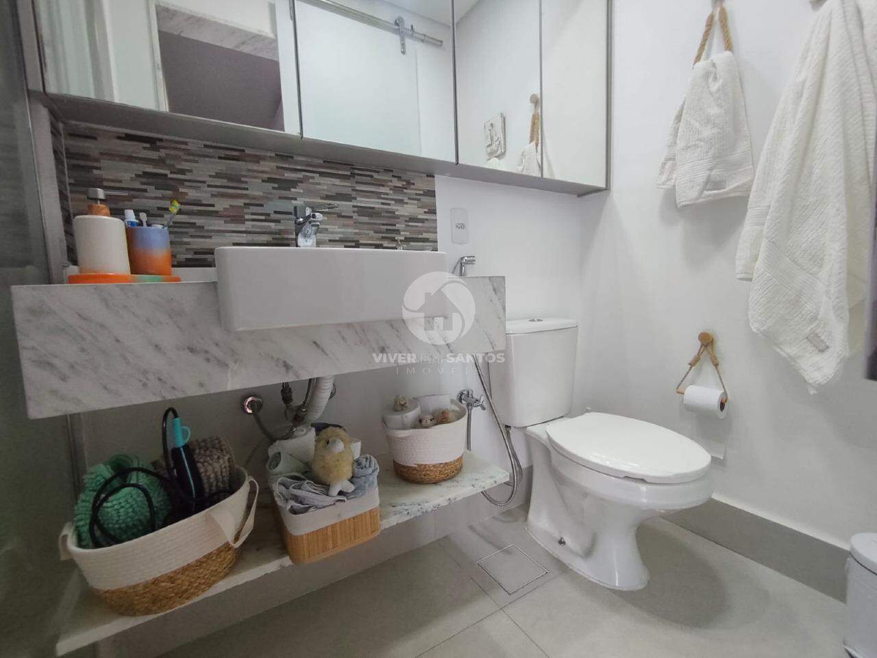 Apartamento 2 quartos na quadra da praia - Bairro Aparecida em Aparecida, Santos — foto 25